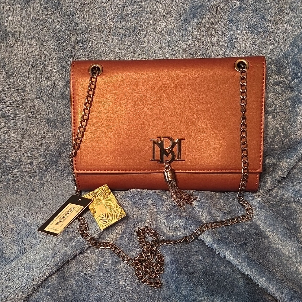 Elegant Brown Chain Shoulder Bag